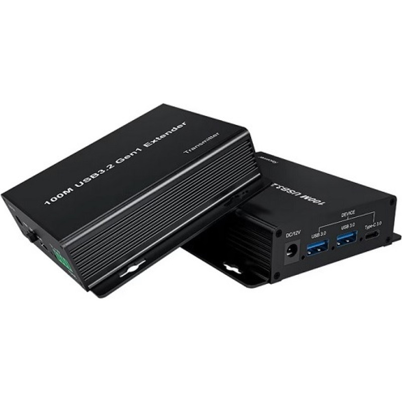 Extradigital USB3.2 Gen1 pagarinātājs 100m, 2xUSB-A, 2xUSB-C