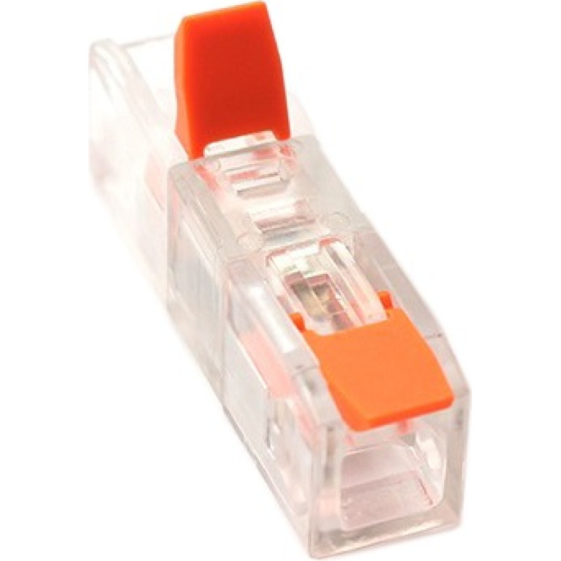 Hismart Savienojuma savienotājs, rindā ar sviru, 1-1, 0.2&ndash;4.0mm&sup2;, 32A, 450V, 100 gab.