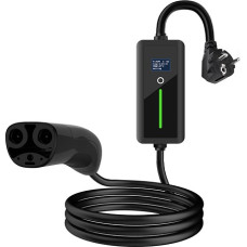 Hismart Elektroauto lādētājs TESLA NACS - Schuko (220V), 8-16A, 3.5kW, 1 fāzes, 5m