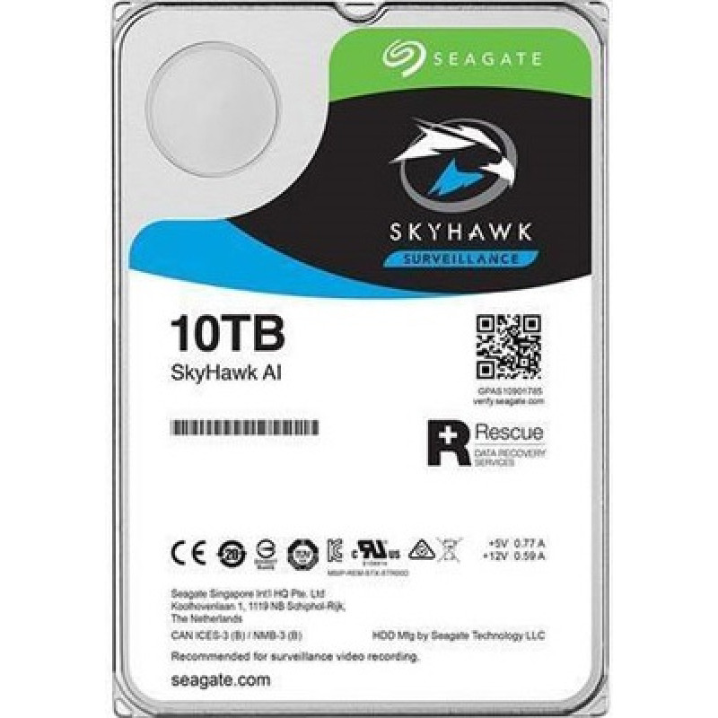 Seagate 10 TB SATA cietais disks SEAGATE SKYHAWK
