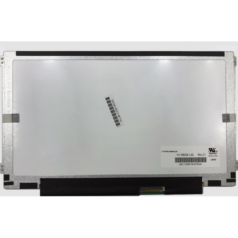 AUO Klēpjdatora ekrāns 11.6" 1366x768 HD, LED, SLIM, spīdīgs, 40 kontaktu (labais), A+