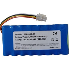 Extradigital Elektroinstrumentu akumulators HUSQVARNA 5806833-01, 18 V, 6,8 Ah, litija jonu
