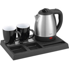 Adler AD 1354 Viesnīcas elektriskā tējkanna ar piederumiem 1.2L 1500W