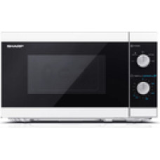 Sharp Microwave Oven YC-MS01E-W Free standing  800 W  White