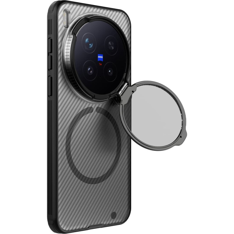 Nillkin CamShield Prop Magnetic Case for Vivo X300 Pro Transparent Black