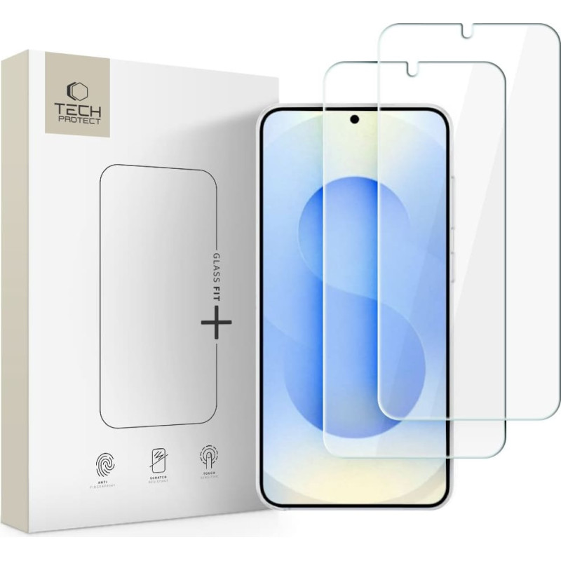 SZKŁO HARTOWANE TECH-PROTECT GLASS FIT+ 2-PACK GALAXY S26+ PLUS CLEAR