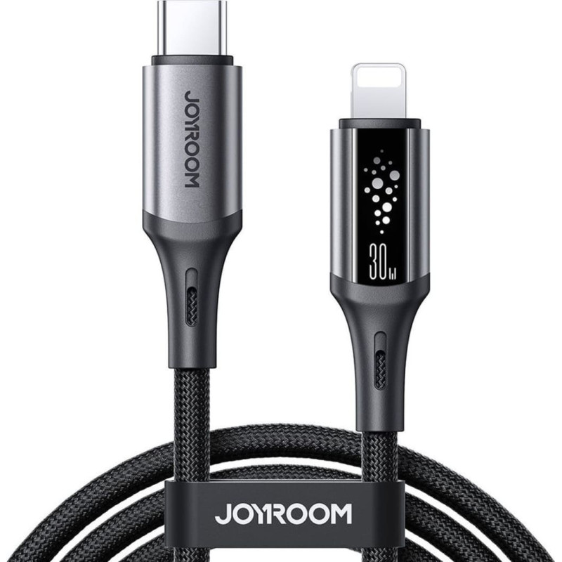 Joyroom USB-C kabelis - iPhone Lightning S-A60 StarTalk 30W 1.2m - melns