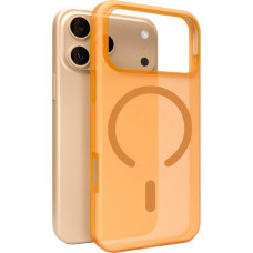 Puro iPhone 17 Pro dienasgaismas Magsafe silikona vāciņ&scaron; &mdash; caurspīdīgi oranžs