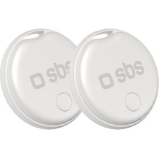 SBS Velosipēda atslēgu meklētājs, kas saderīgs ar Apple Find My Track My Circle, balts - 2 gab.