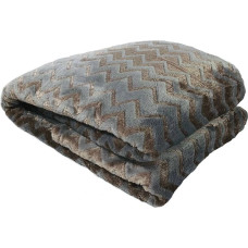 Mikrošķiedras sega 200x220 Zigzaga pelēka 25