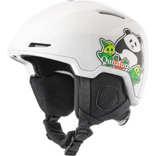 Qunature 10130003005 Ski Helmet with Earmuffs Panda Snowboard for Kids Size M - White