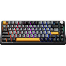 Machenike K600-B82W Wireless Mechanical Backlit Gaming Keyboard GR Silver Switch - Black