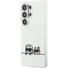 Karl Lagerfeld IML K&CH Peekaboo Logo Magnetic Case for iPhone Samsung Galaxy S26 Ultra White