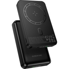 Borofone Power Bank 5000mAh BJ82 Dawn - USB - magnetic with induction charging black