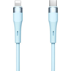 NILLKIN DATA CABLE FLOWSPEED SILICON TYPE-C|LIGHTNING PD 27W BLUE