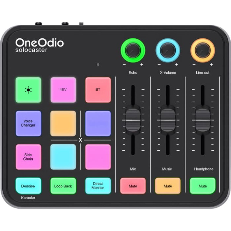 Oneodio Solocaster Audio Mixer and Sound Card