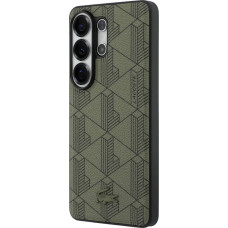 Lacoste PVC Blend Monogram Magnetic Case for Samsung Galaxy S26 Ultra Khaki