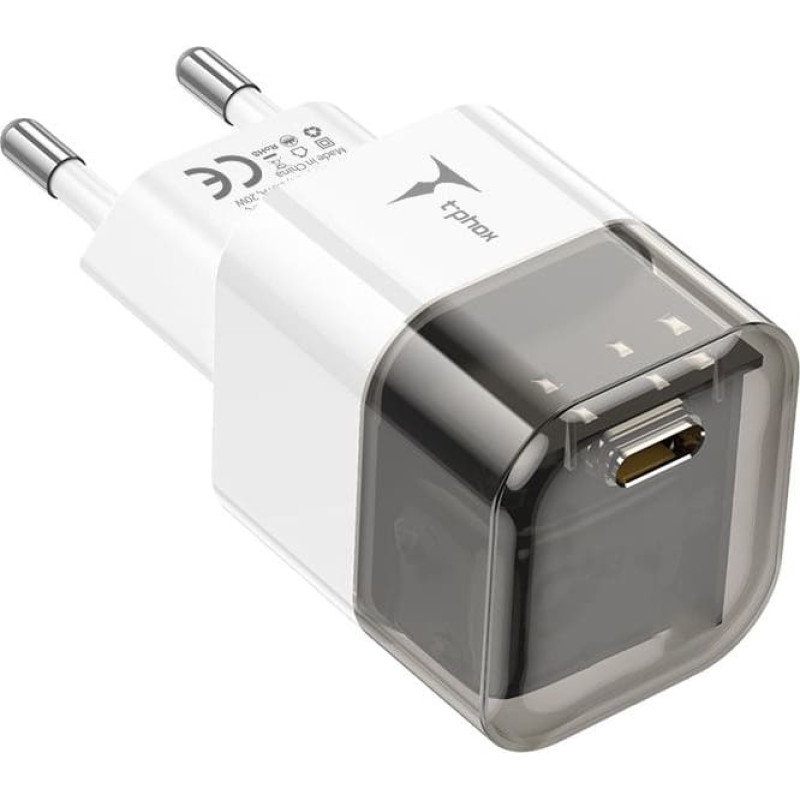 T-Phox WALL CHARGER T-PP10 20W USB-C BLACK