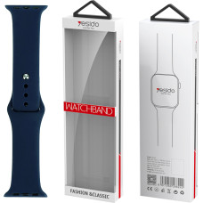 Yesido WB44 SILICONE STRAP FOR iWATCH S 38|40|41 (97+110) #47 DEEP BLUE