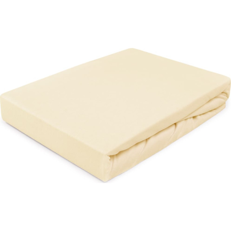 Džersijai pieguļošs palags 220x200 019 krēms