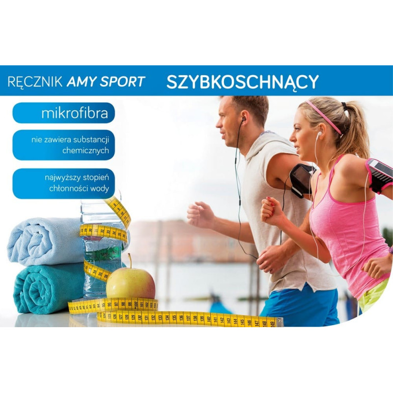 Ātri žūstošs dvielis Amy 70x140 14 gaiši violets 380 g/m2