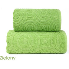 Dvielis Emma 2 70x140 zaļš 500g/m2 frotē