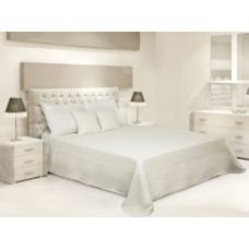 Dekoratīvā spilvendrāna 40x40 Carmen 03 krēmkrāsas stepēts origami