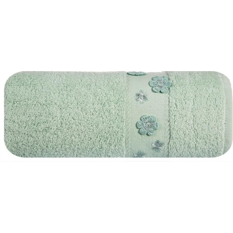 Dvielis Dakota 70x140 piparmētra 04 ziedi 450g/m2