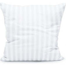 Damaskas spilvendrāna 50x60 Tivoli baltas svītras 1 cm pārklāšanās 20 cm 140 g/m2 satīna satīns