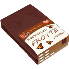 Frotē pieguļošs palags 60x120 šokolāde 042 bieza 200g/m2