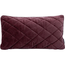Dekoratīvais spilvens 30x50 Velvet 29 F bordo velūrs ģeometrisks