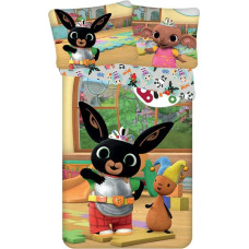 Kokvilnas gultas veļa 140x200 Bunny Bing friends 7226 spilvendrāna 70x90