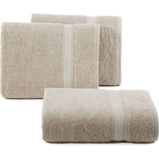 Dvielis 70x140 Altea bēšs ar dekoratīvu apmali un melanža frotē sloksni 500 g/m2