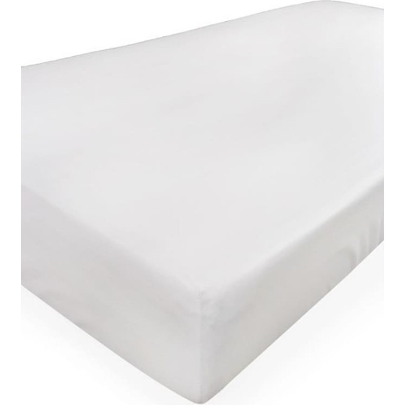 Džersijai pieguļošs palags 90/100x190/200 ar likras baltu ar gumiju augstajam matracim 30 cm Džersija 2