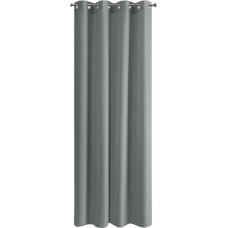 Aizkars 140x250 Grey Rita gatavs ar starplikām