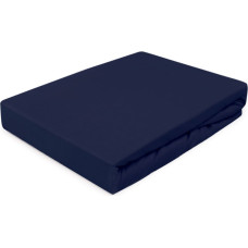 Džersijai pieguļošs palags 180x200 026 tumši zils