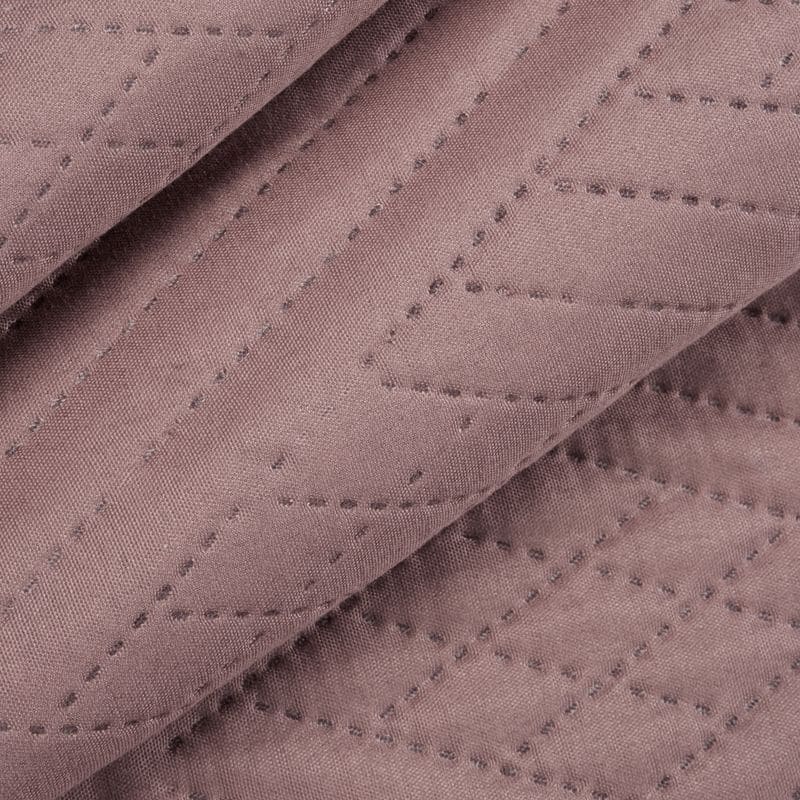 Dekoratīvais gultas pārklājs 200x220 Boni 4 pūderrozā ģeometrisks D91 1