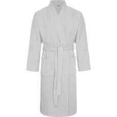 Pelēks vafeļu halāts XS Cotton Gofer