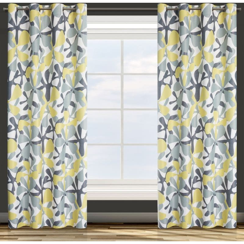 Gatavs aizkars d91 dorin 140x250 cm sinepes