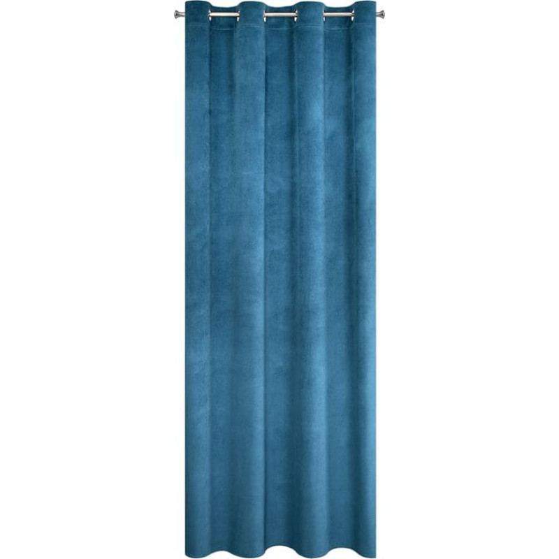 Aizkars gatavs milo 140x250 cm tumši zils