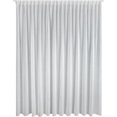 Gatavs aizkars belissa uz lentes 400x300 cm balts