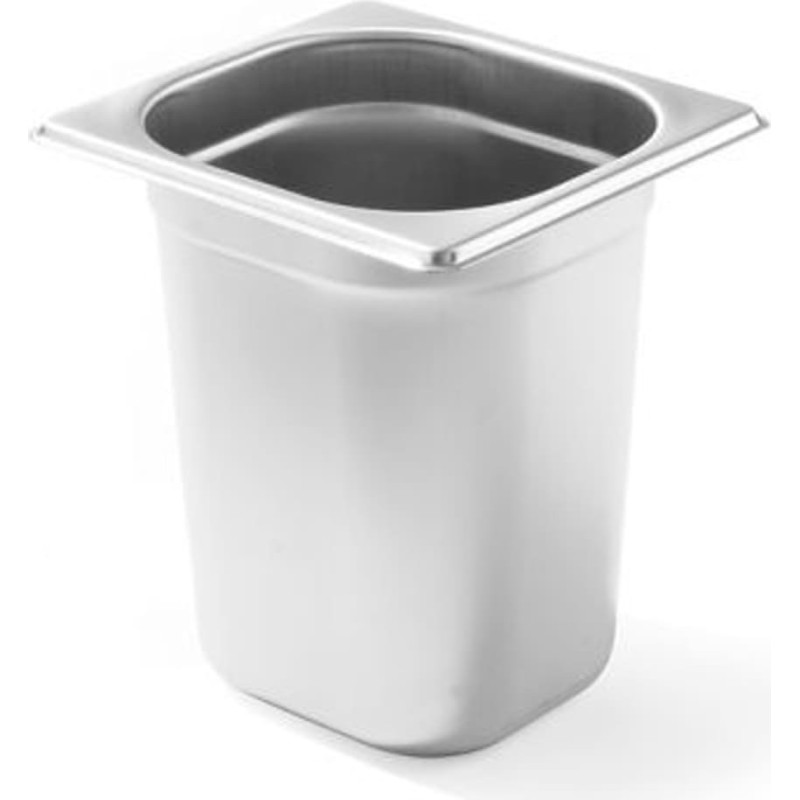 Hendi GN 1/6 konteiners, augstums 200 mm, izgatavots no nerūsējo&scaron;ā tērauda - 800652