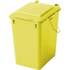 Europlast Austria Atkritumu konteiners atkritumu un atkritumu &scaron;ķiro&scaron;anai - dzeltens 10L