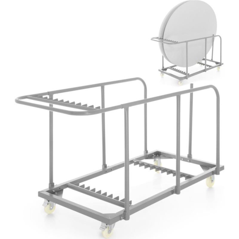 Hendi Rati banketu ēdinā&scaron;anas galdu transportē&scaron;anai 20 galdiem - 811221