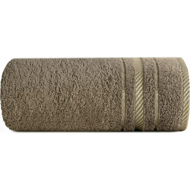 Koral dvielis 70x140 brūns frotē 480g/m2