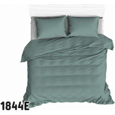 Kokvilnas gultasveļa 140x200 1844E piparmētra tumša 77 vienkrāsaina