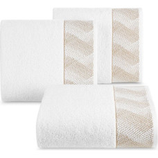 Limited Collection Dvielis 70x140 Blanca 12 baltā zelta ģeometrija 500g/2 frotē Eurofilany