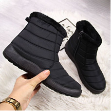 Inny Waterproof snow boots with a zipper NEWS W EVE181A black