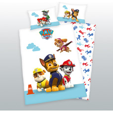 Flaneļa pakaiši 100x135 Paw Patrol Paw 8593 Suņi gultai