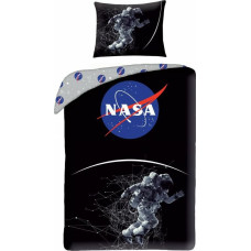 Kokvilnas gultas veļa 140x200 NASA kosmosa 4268 kosmonautu spilvendrāna 70x90 astronautu zvaigznājs planētas zvaigznes jaunatne somā